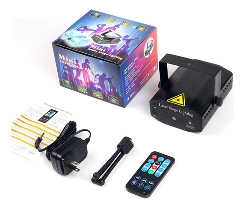 Proyector De Escenario Mini Disco Dj Stage Con Flash Activad