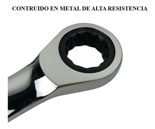 Imagen 5 de 10 de Llaves Criquet Crique Acero X7 Combinadas Estuche 8 A 19mm