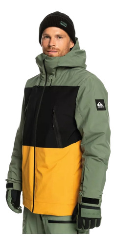 Campera Snow Quiksilver Sycamore Impermeable 10k Nieve