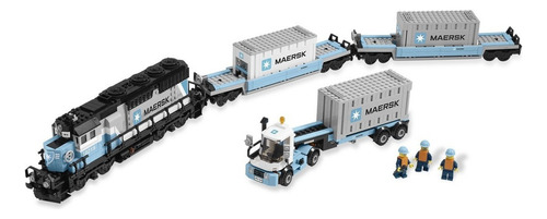 Lego Creator Expert 10219 - Tren de Maersk, número de piezas 1234