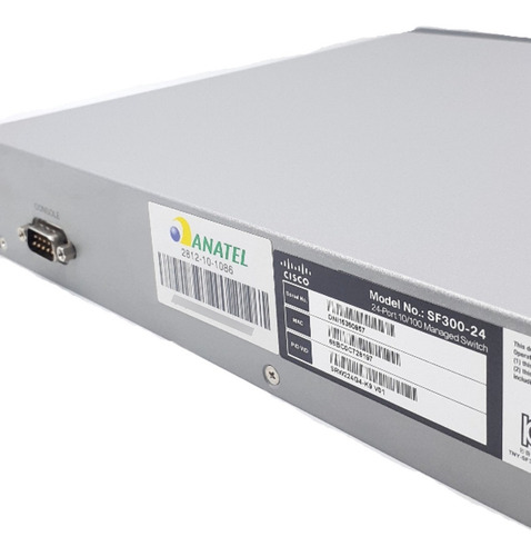 Switch Cisco Sf 300-24 Portas Srw224g4-k9 (Recondicionado)
