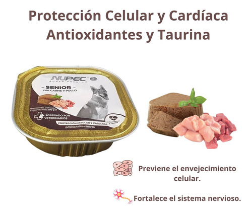 20 Latas Alimento Húmedo Nupec Senior + Premio Smart+ Regalo