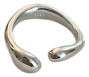 Niche Design Sterling Silver Irregular Geometric Ring