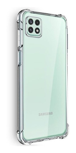 Carcasa Para Samsung A22 5g Transparente Cámara Reforzada