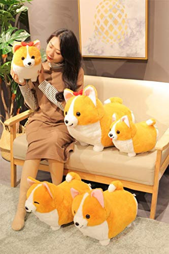 123arts Cartoon Corgi Dog Soft Plush Throw Pillow Animal Pi