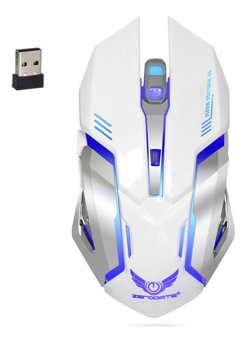 Mouse Gamer Inalambrico 10m 2.4ghz Optico Recargable 2400dpi