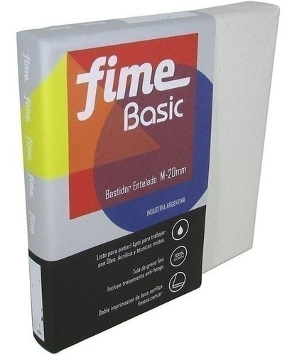 Bastidor Fime Basic 20x20cm Entelado