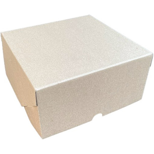 Caja Carton Microcorrugado 30x30x10 Torta Pasteleria X 5und 