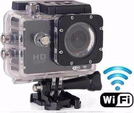 Camera De Ação Go Sports Pro Full Hd 1080 Aprova D'agua Wifi
