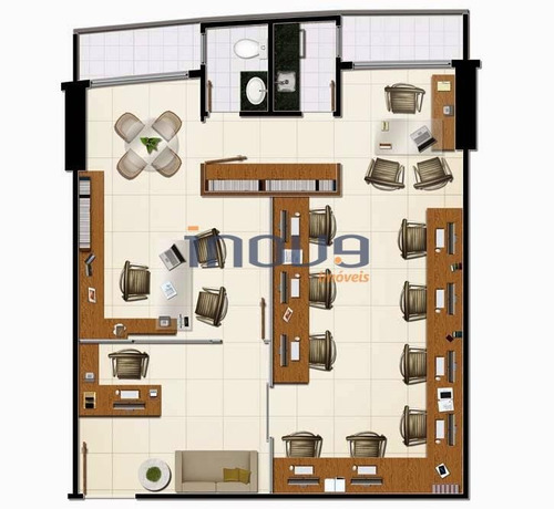 Sala Comercial À Venda, Edson Queiroz, Fortaleza. - Sa0003