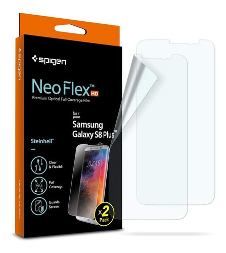 Samsung Galaxy S8+ Plus Spigen Protector Pantalla X 2 Pack