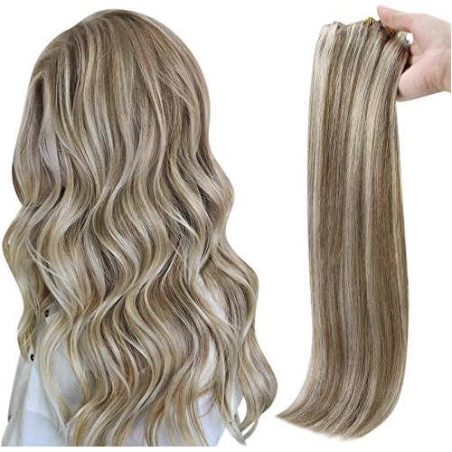 Extensiones Lacias De Cabello Humano Grueso Con Clip De Poli