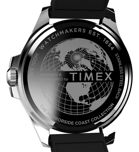 Reloj Timex Deep Water Para Hombre, Caja De 43 Mm, Esfera Ve