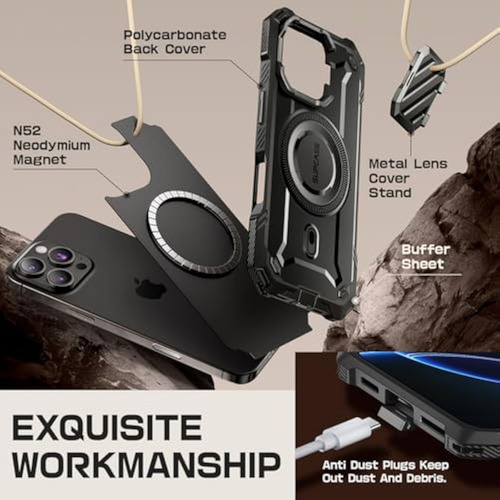 Capa Supcase Para iPhone 16 Pro De 6,3 2024 Com