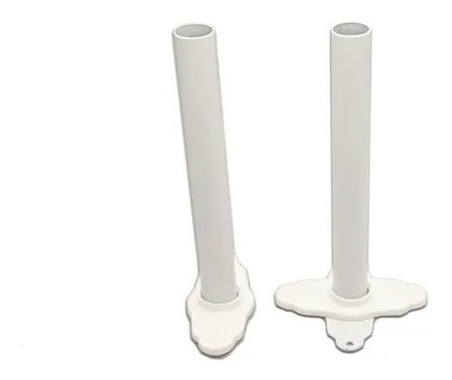 Kit De Soportes De Hierro Emblistados Para Barral Baño Curvo