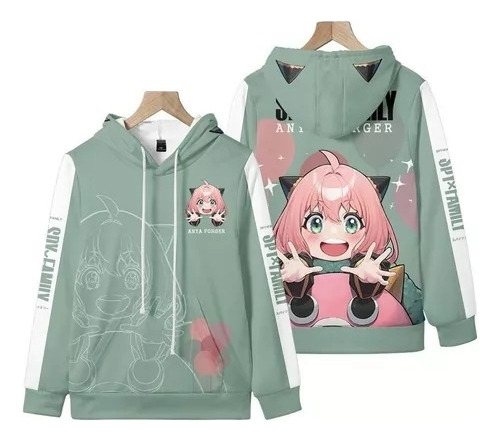 Uj Spy × Family Anya Forger Sudadera Con Capucha Cosplay