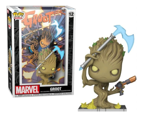 Groot Funko Pop # 12 Cómic Covers Acrilico Xge Marvel Wabro