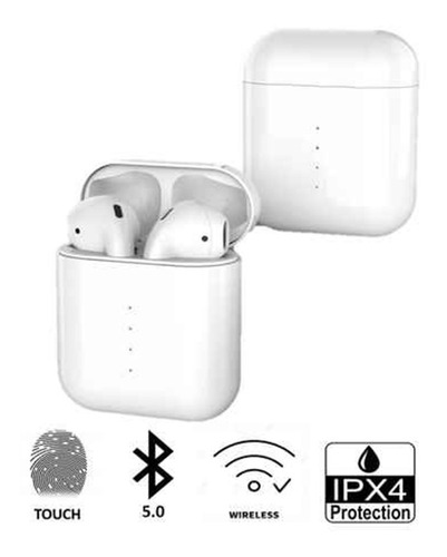 Audífonos Inalámbricos I100 Tws Bluetooth - Touch Ipx5 White