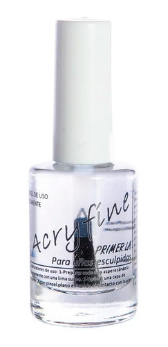 Primer Acryfine La Libre De Acido Uñas Esculpidas X 10 Ml