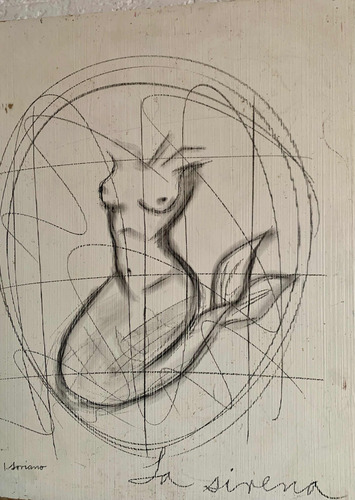 Dibujo La Sirena Juan Soriano (Usado)