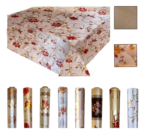 Mantel Rectangular Plateado 1.40m X 1m