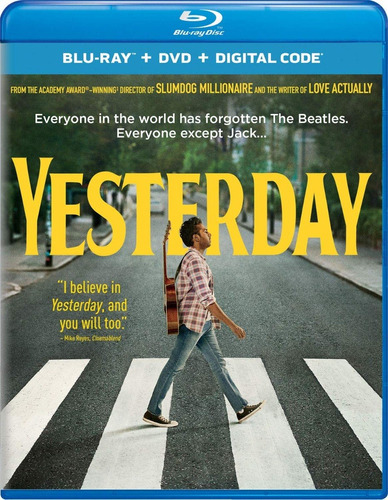 Yesterday Blu-ray + Dvd Import Beatles Nuevo Original Stock