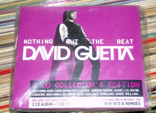 David Guetta Nothing But The Beat Triple Cd Promo Kktus
