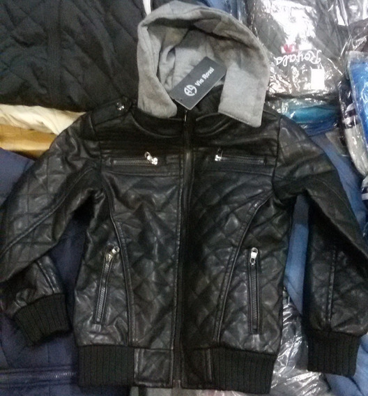 jaqueta de motoqueiro infantil