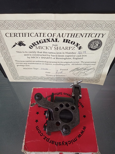 Máquina Tatuagem Micky Sharpz Micro Dial Com Certificado (Usado)