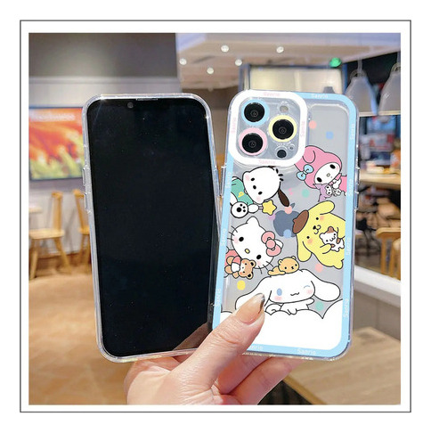 Funda De Teléfono Sanrio Hello Kitty For iPhone 15 14 13 12