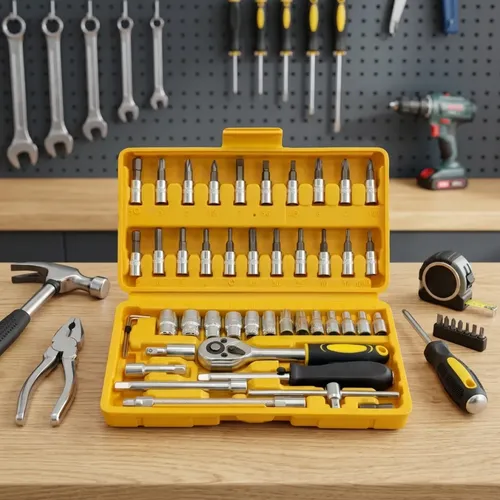 Durace Jogo Ferramentas 46 Pçs Com Maleta Profissional