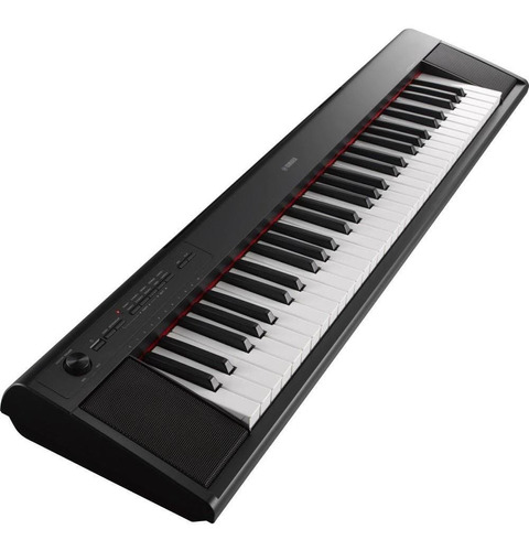 Teclado Yamaha Np12-b Piaggero Piano Digital Com Fonte