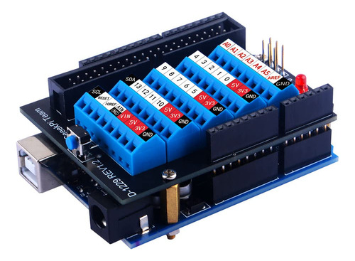 Geeekpi Sombrero De Terminal De Tornillo Para Arduino Uno, .