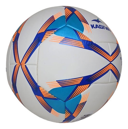 Bola Futsal Kagiva Slick Sub 13 Cor Branco/laranja