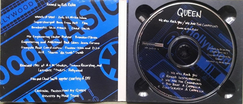 Queen - We Will Rock You & We Are The Champions Cd Single (Usado)