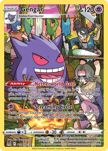 Gengar Tg06/tg30 Lost Origin Trainer Gallery Sword & Shield