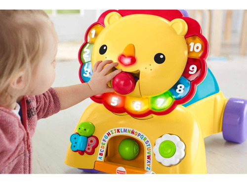 Fisher-price Andadera Para Bebés León Camina Conmigo Multicolor