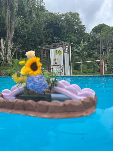 Chácara Piscina, Cachoeira, Salão De Jogos, Churrasqueira