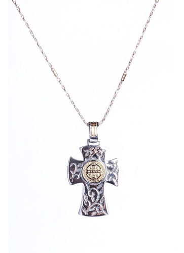 Conjunto De Cadena Force Con Medalla Central De San Benito