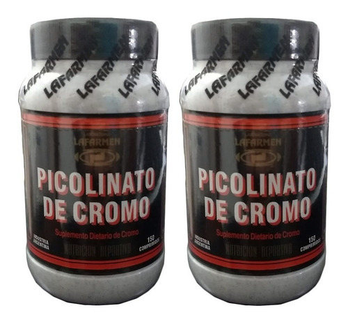 Pack X 2 Picolinato De Cromo X 150 Comprimidos Lafarmen