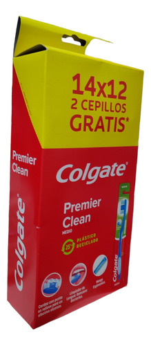 Pack 14 Cepillos De Dientes Colgate Premier Clean