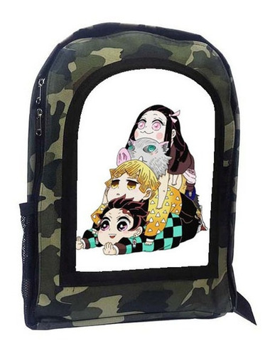 Mochila Camuflada Demon Slayer A35