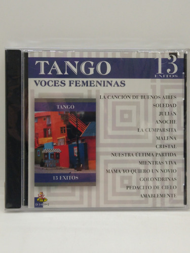 Tangos Voces Femeninas 13 Éxitos Cd Nuevo