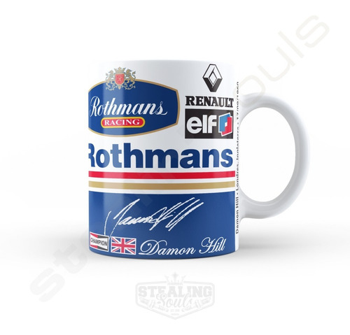 Taza De Porcelana Fierrera - Damon Hill #02 | Formula 1 / F1