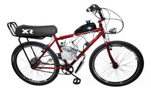 Bicicleta Motorizada Mtb Drx Bike 2t Motor 80cc 26 Vermelha