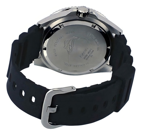 Reloj Casio Correa De Resina Color Negro Bisel Negro/blanco Negro Negro/blanco Negro