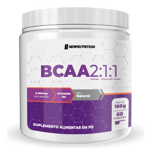 Suplemento Alimentar Aminoácido Bcaa 2:1:1 Newnutrition