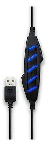 Audífonos Estéreo Usb Con Cable Aluratek Con Micrófono Con