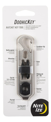 Nite Ize Kmtrt-11-r3 Doohickey, Trinquete Con Puntas Planas