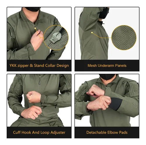 Camisas Militares Tácticas De Idogear Para Hombres Combate